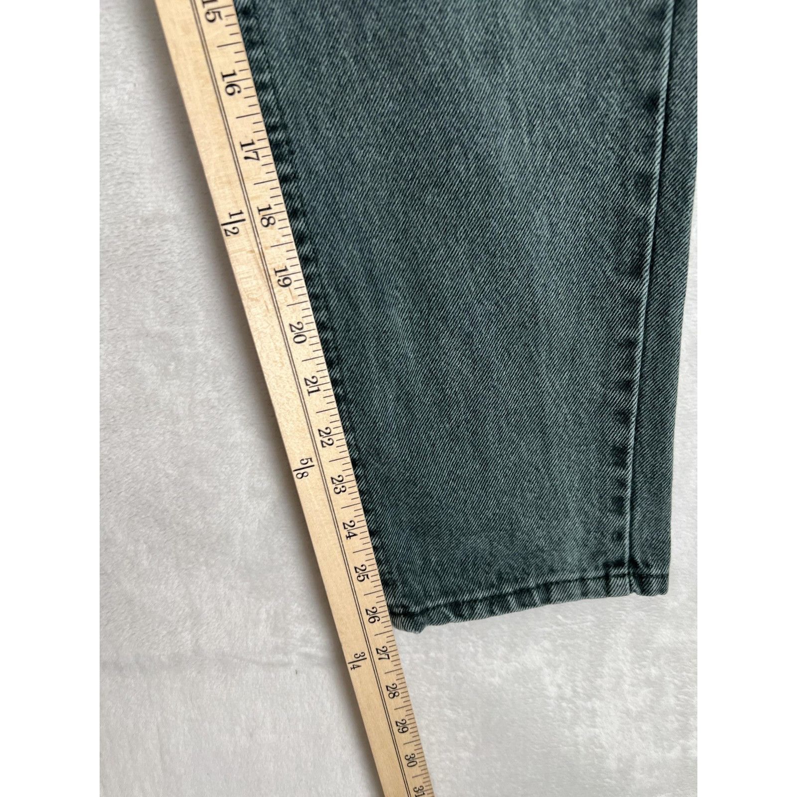 Lee Vintage Lee Jeans Womens 8 Petite Green High Rise Tapered Le Size 24" / US 00 / IT 34 - 4 Thumbnail