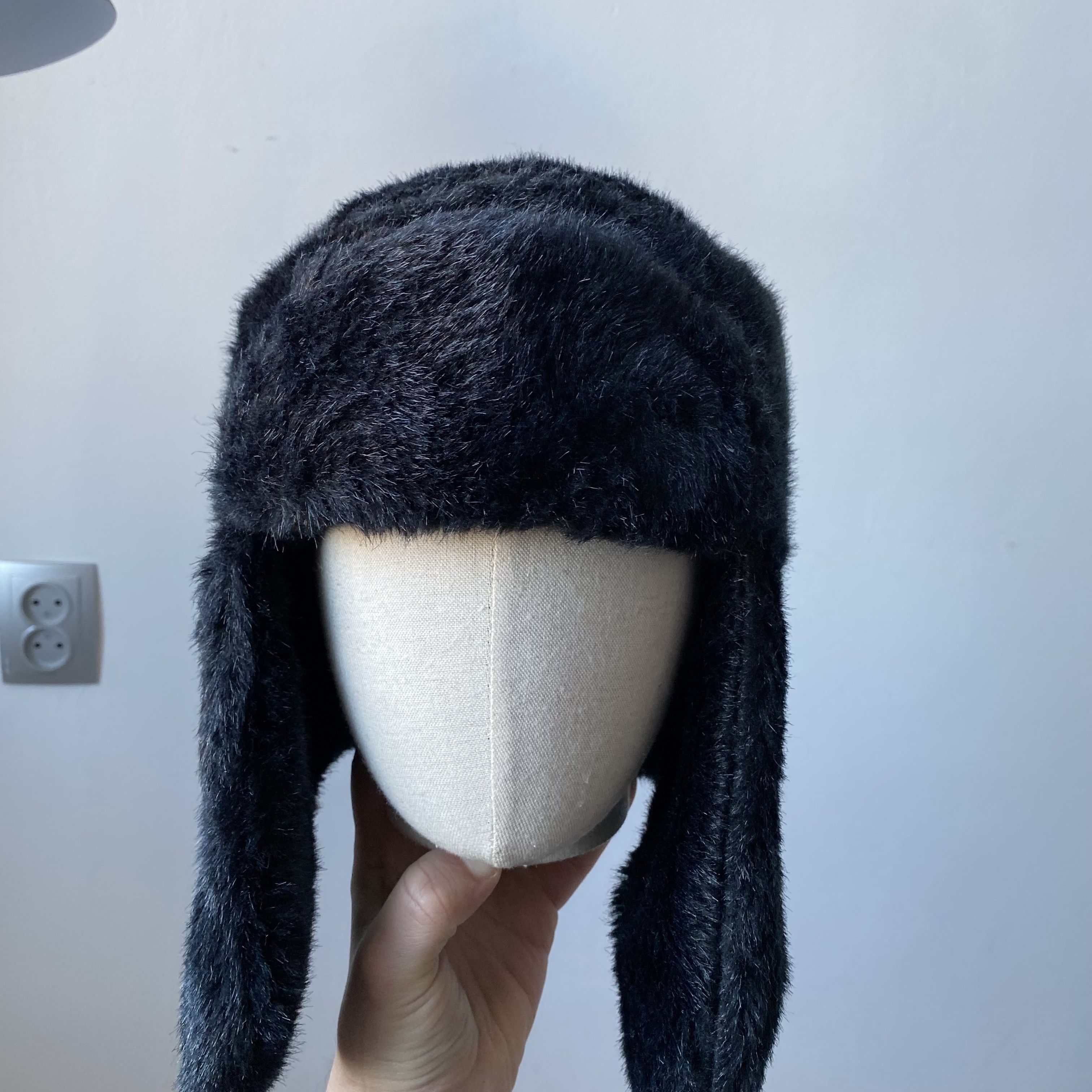 If Six Was Nine Vintage 2000s Faux Fur Trapper Ushanka Winter Hat Y2K Size ONE SIZE - 10 Thumbnail