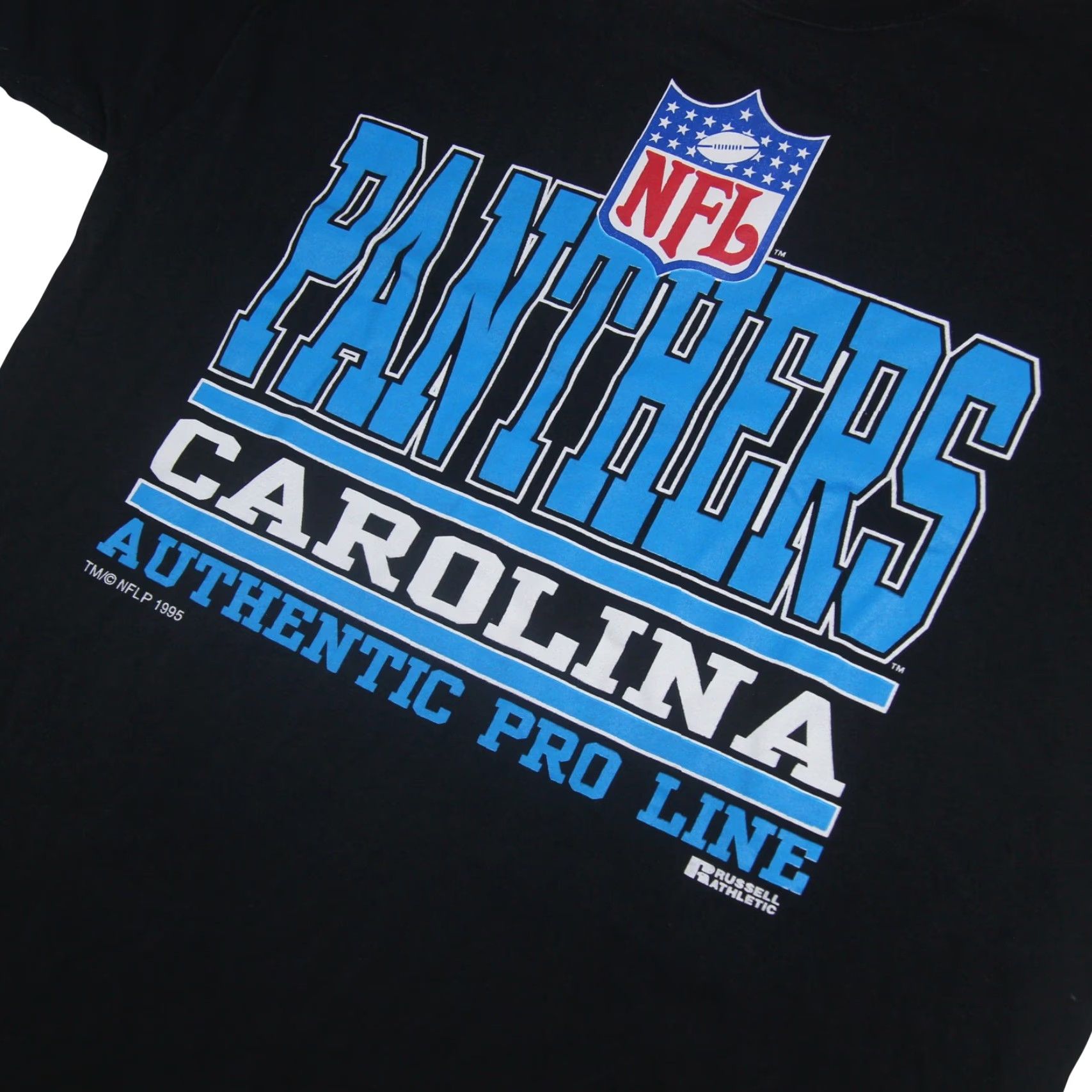 Russell Athletic VINTAGE Russell Athletics Carolina Panthers Graphic T Shirt Mens Large Black Panthers Graphic T Shirt Size US L / EU 52-54 / 3 - 2 Thumbnail