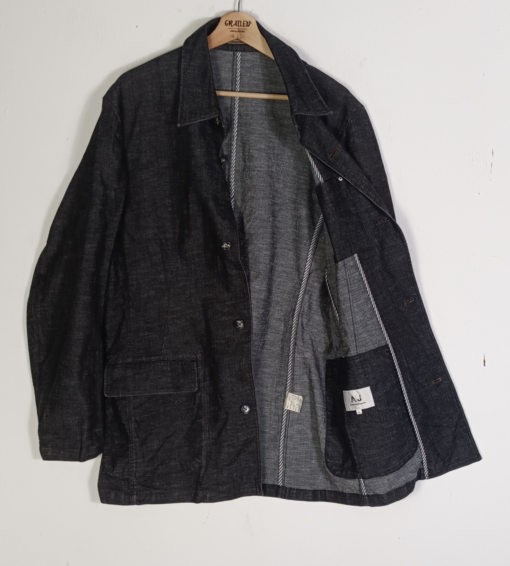 Alexander Julian Alexander Julian Chore Denim Jacket Size US M / EU 48-50 / 2 - 2 Thumbnail