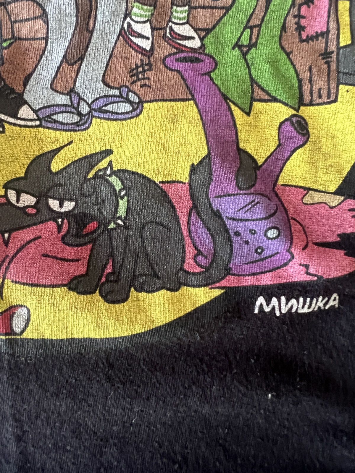 Mishka Wavves Band Simpsons Black Bart Chronic Hemphog Simpsons Size US S / EU 44-46 / 1 - 7 Thumbnail