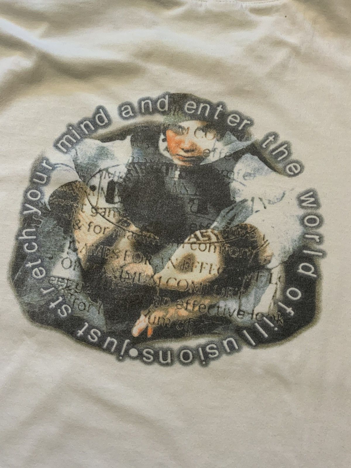 Vintage Penshoppe Stretch Your Mind Enter World Of Illusions T-Shirt Size US S / EU 44-46 / 1 - 1 Thumbnail