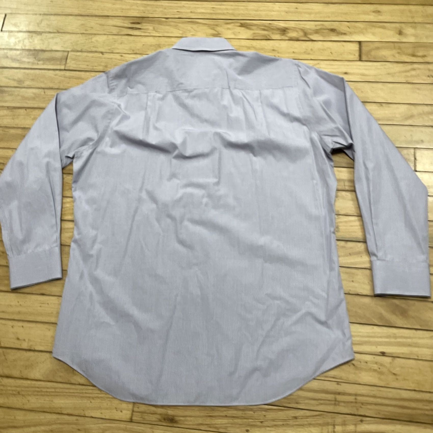 David Donahue David Donahue Shirt Men 17.5 34/35 Purple Mauve Lilac Cotton Long Sleeve Gingham Slim Dress Shirt Mens Size US XXL / EU 58 / 5 - 2 Thumbnail