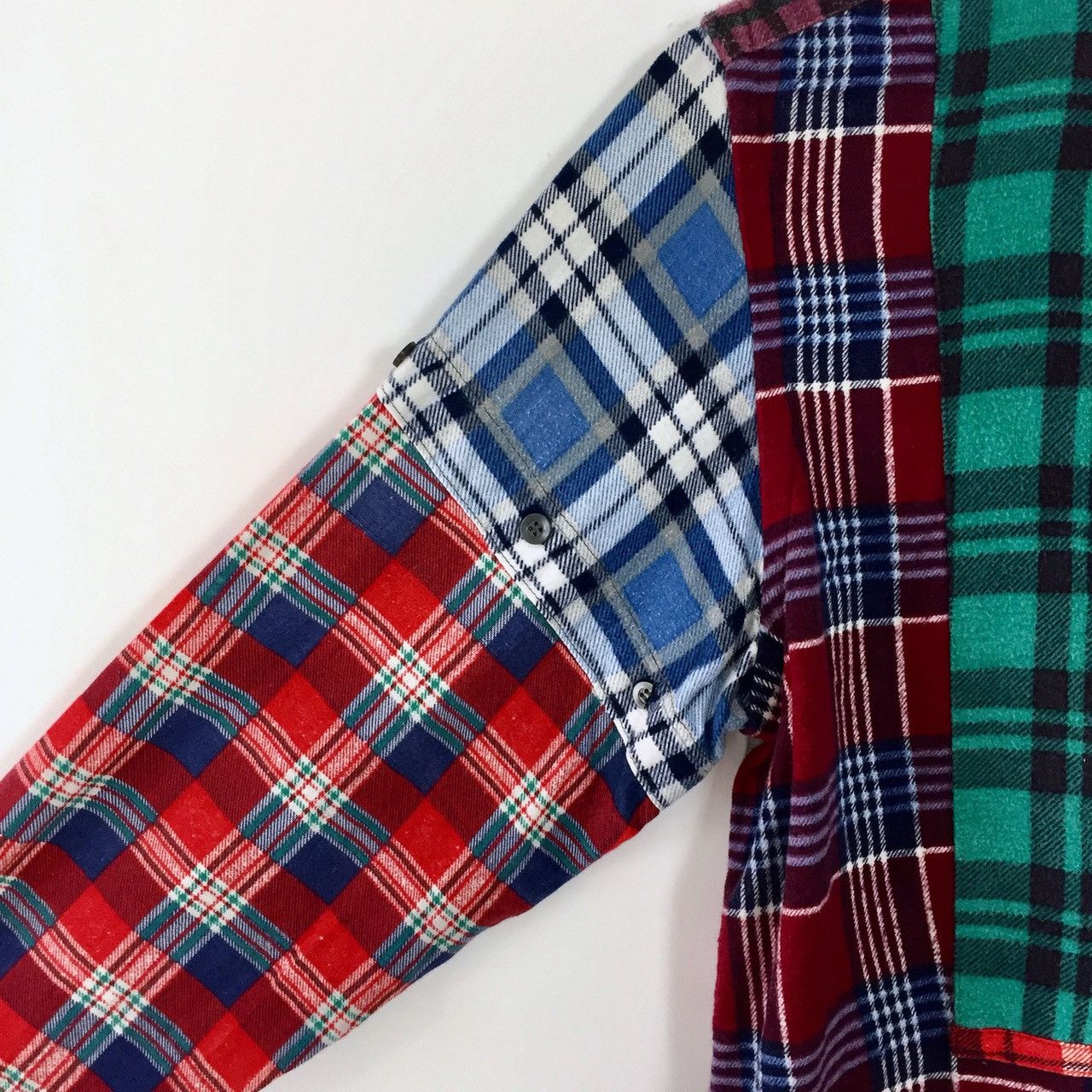 Needles REBUILD BY NEEDLES FW16 PATCHWORK FLANNEL SHIRT Size US S / EU 44-46 / 1 - 3 Thumbnail