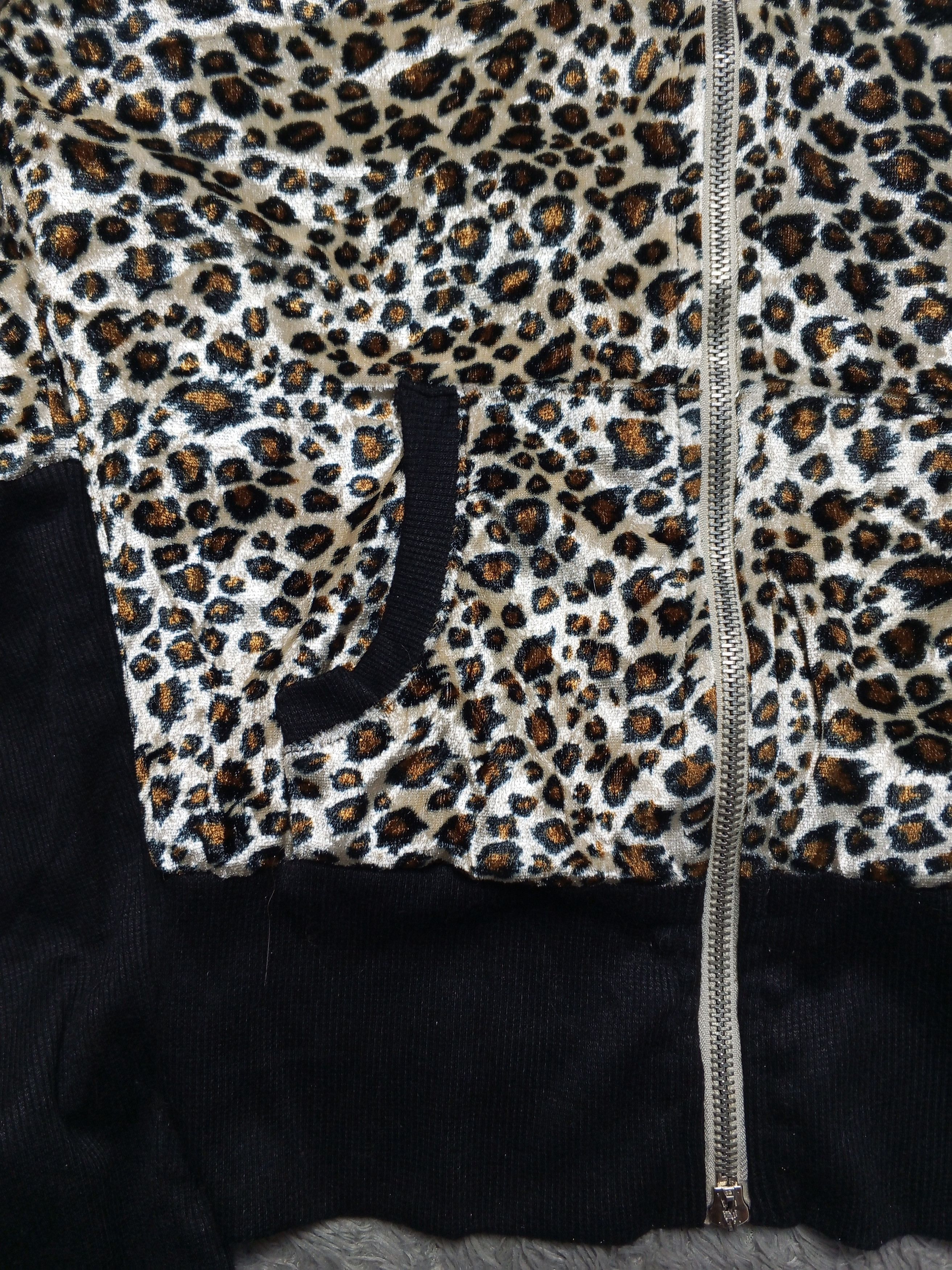 Japanese Brand Japan Brand Leopard harajuku Style Fur Hoodie Size S / US 4 / IT 40 - 6 Thumbnail