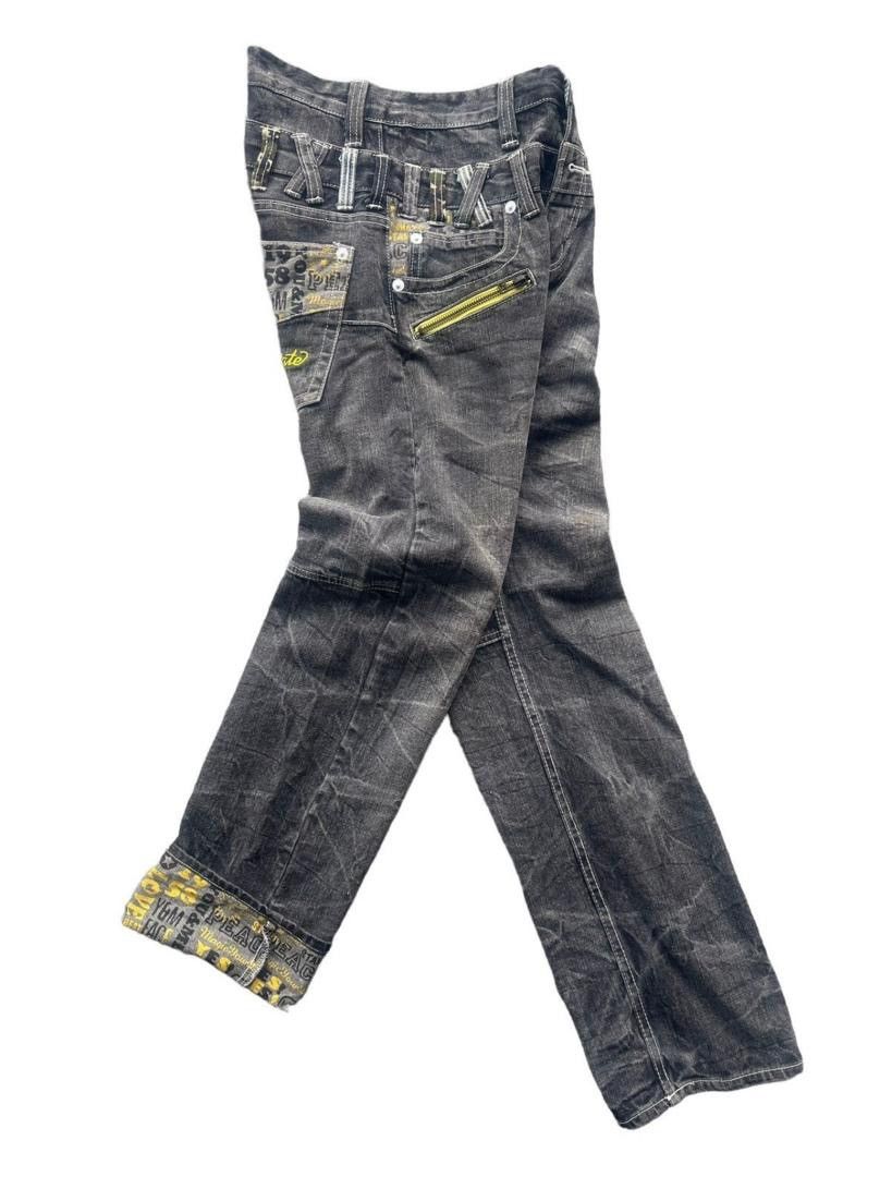 Japanese Brand Dominate Double Waist Streetwear Jeans Size US 30 / EU 46 - 4 Thumbnail