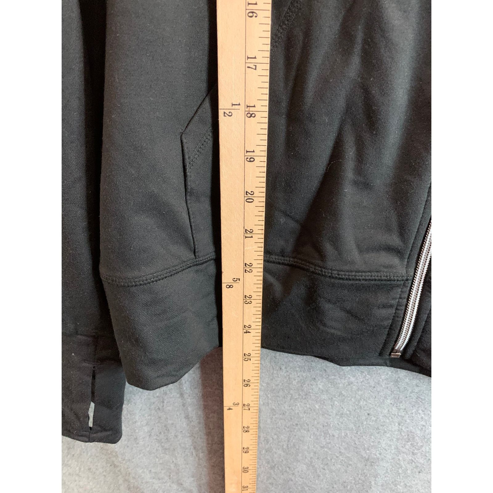 Athletic Works Athletic Works Women's Size Large Black Hoodie Full Zip Size L / US 10 / IT 46 - 5 Thumbnail