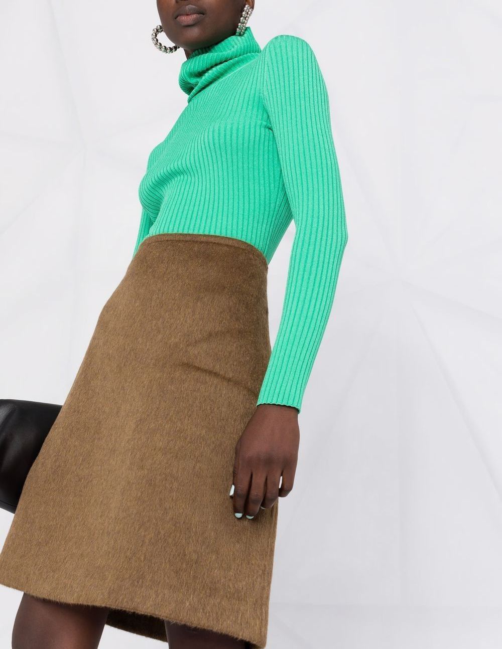 Bottega Veneta Bottega Veneta Wool blend A-Line skirt Size 26" / US 2 / IT 38 - 7 Thumbnail
