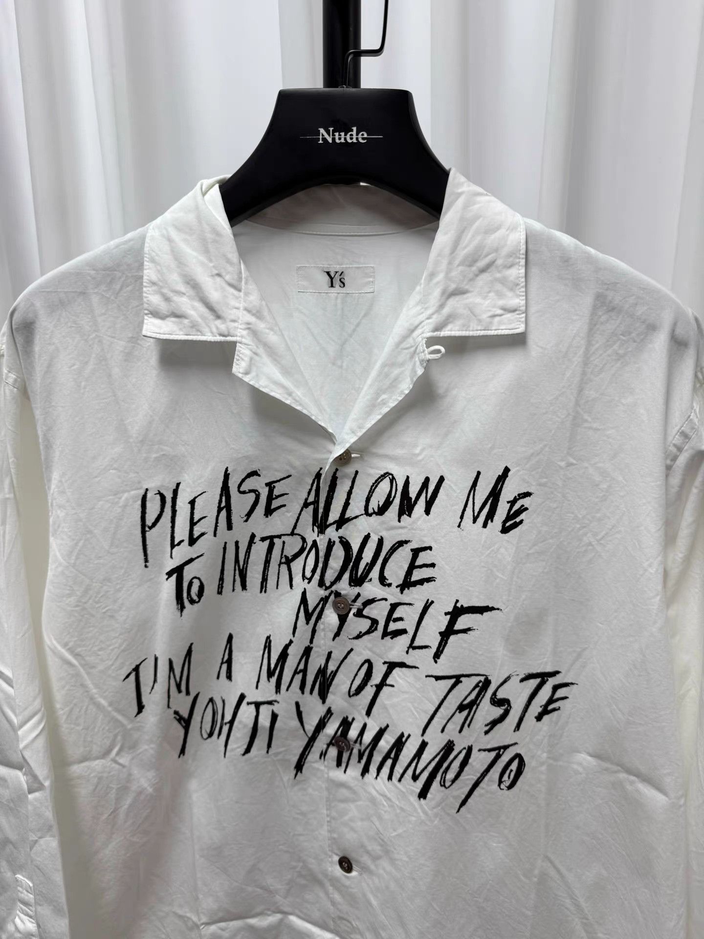 Yohji Yamamoto yohji yamamoto y's Handwritten Poem Slogan Shirt K20 Size US L / EU 52-54 / 3 - 2 Thumbnail
