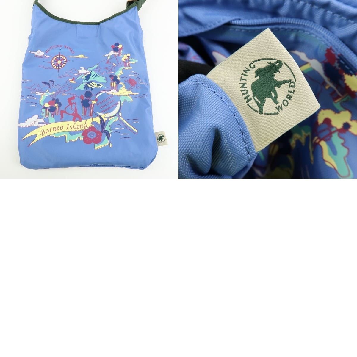 Huntington Hunting World Conservation Exploration Canvas Crossbody Bag Size ONE SIZE - 7 Thumbnail