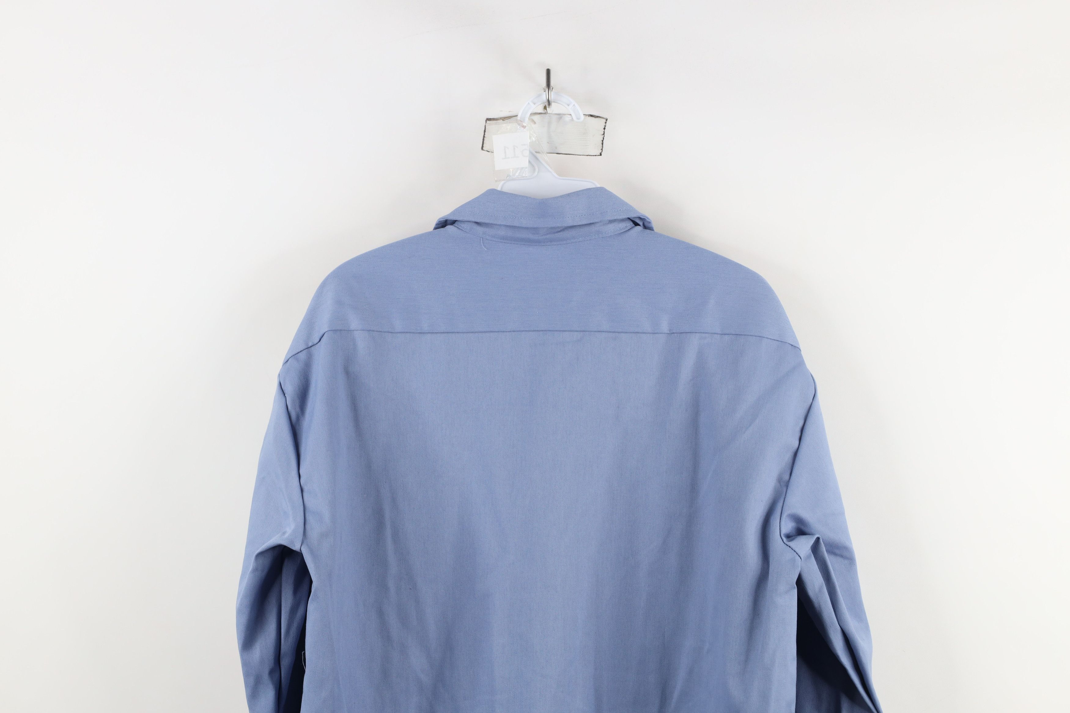 Dickies × Vintage Deadstock Vintage Y2K Dickies Workwear Button Shirt Blue Size US S / EU 44-46 / 1 - 12 Thumbnail