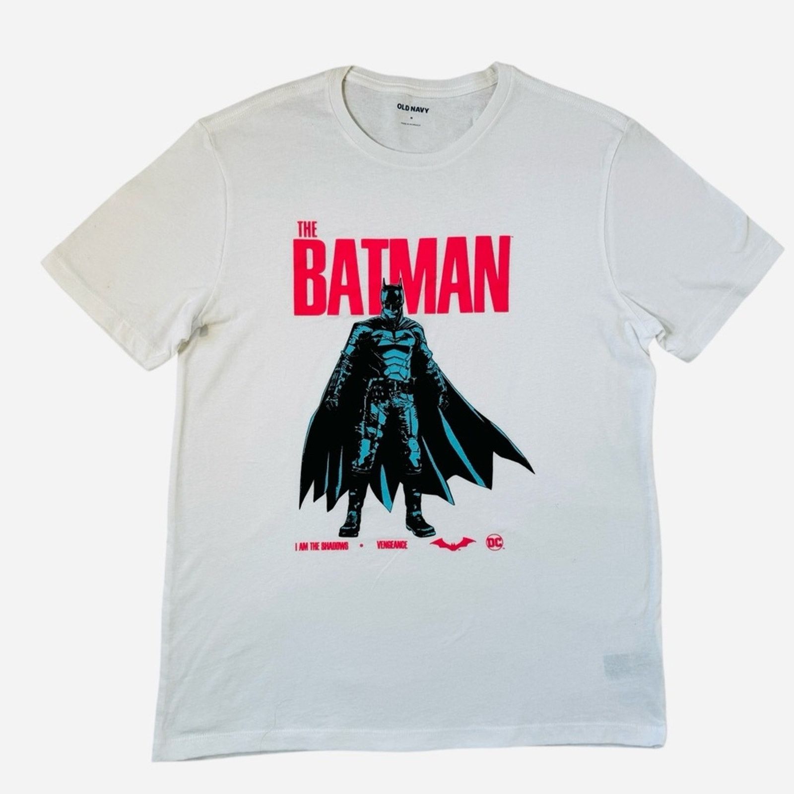 Old Navy Old Navy White Batman Tee Size US M / EU 48-50 / 2 - 1 Thumbnail