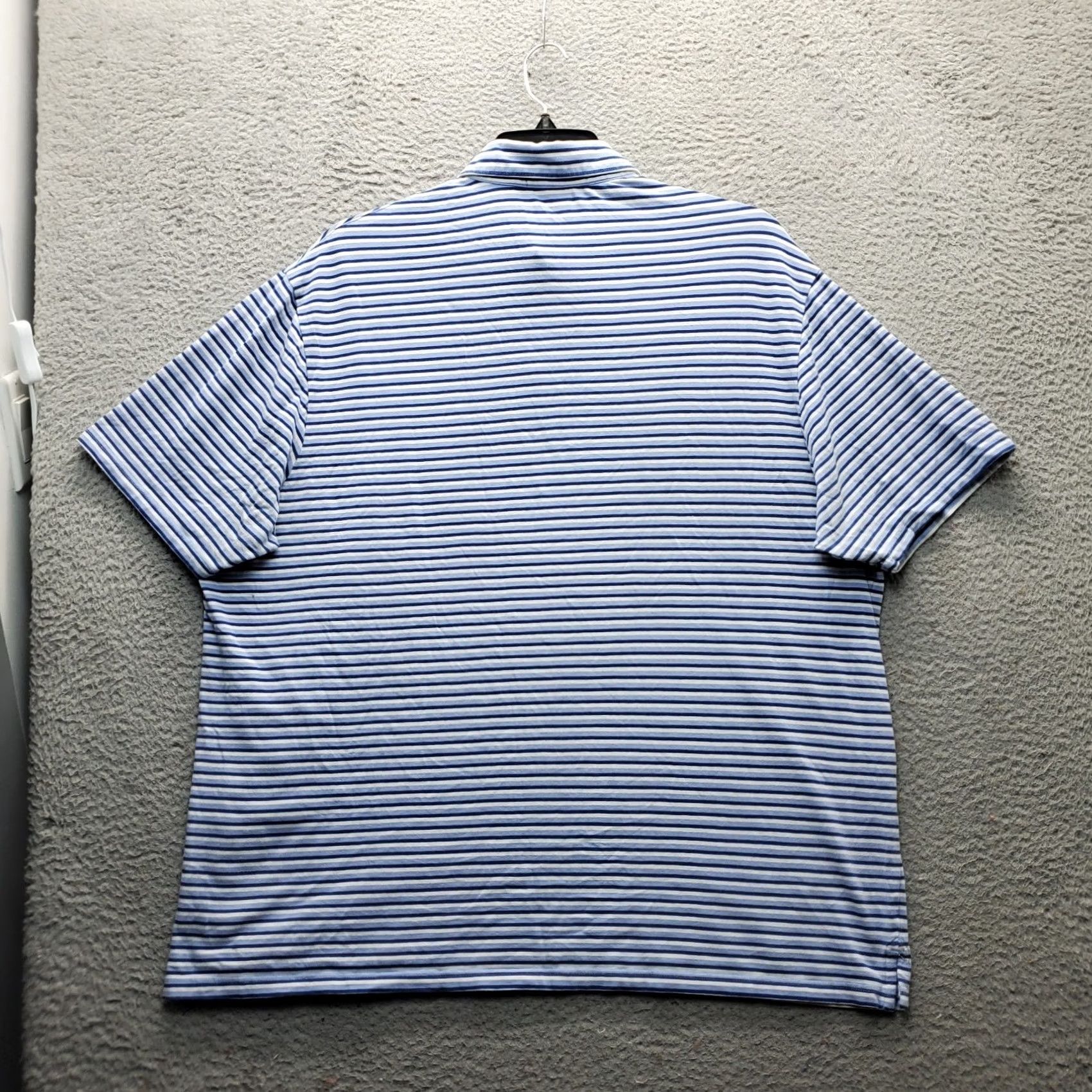 Cremieux Cremieux Classics Polo Shirt Mens XXL Multicolor Striped Short Sleeve Polo Shirt Size US XXL / EU 58 / 5 - 2 Thumbnail