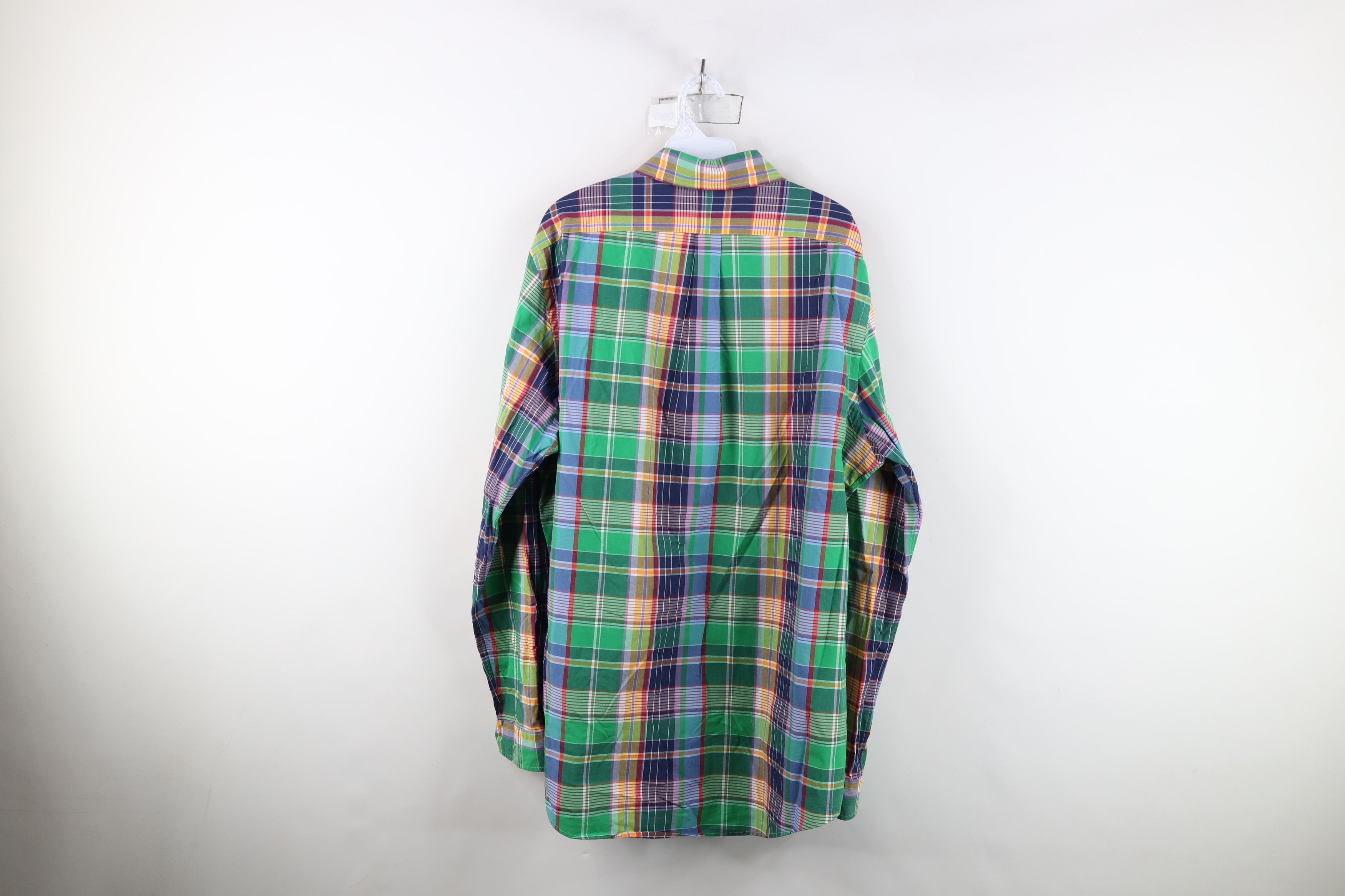 Ralph Lauren Ralph Lauren India Madras Plaid Collared Button Down Shirt Size US XL / EU 56 / 4 - 8 Thumbnail
