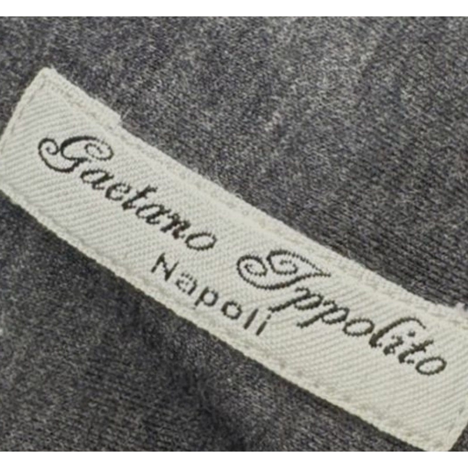 Vintage GAETANO IPPOLOTO Napoli Italy XL Shirt Men Long Sleeve Gray Button-Up Size US XL / EU 56 / 4 - 4 Thumbnail