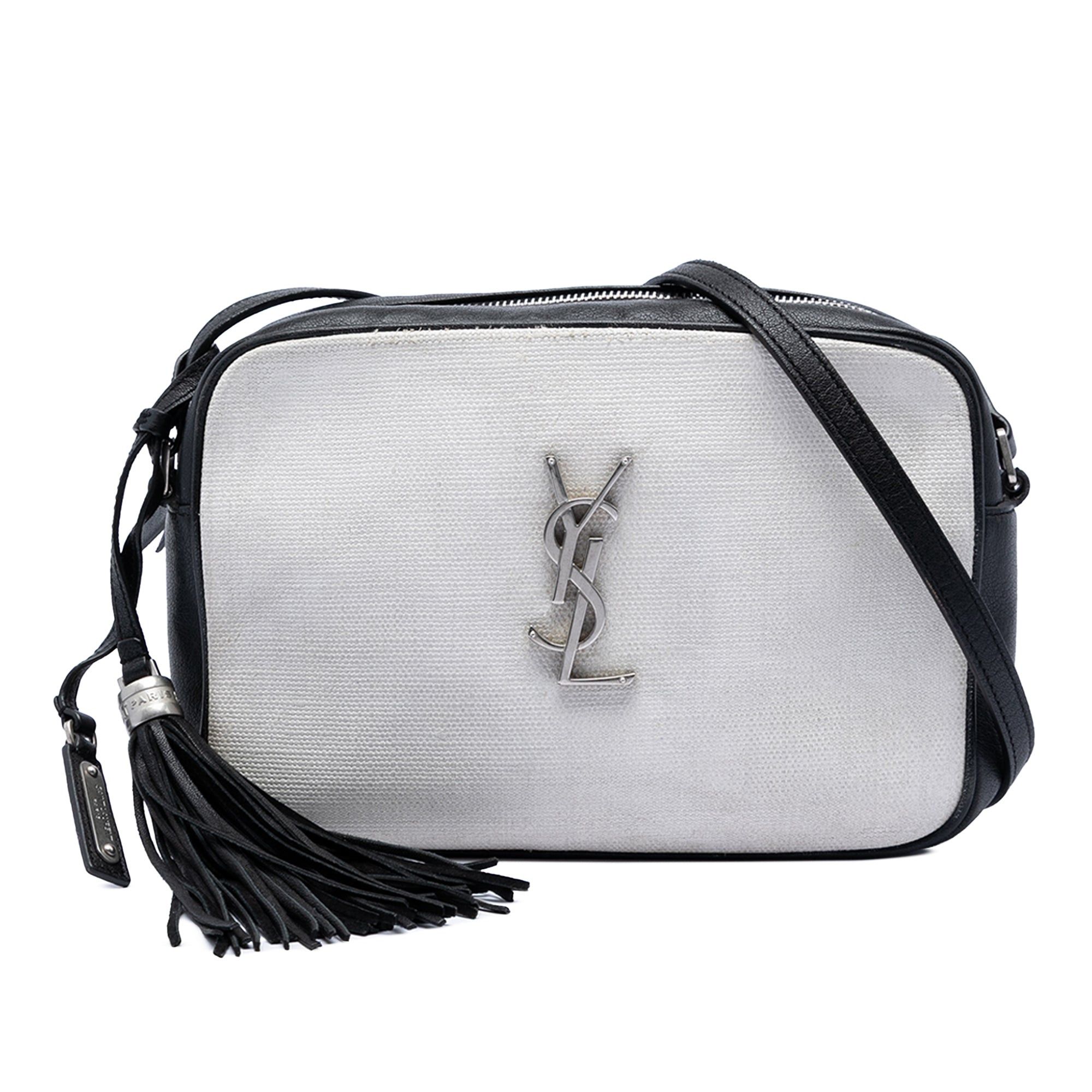 Saint Laurent Paris Canvas Monogram Lou Camera Bag Size ONE SIZE - 1 Thumbnail
