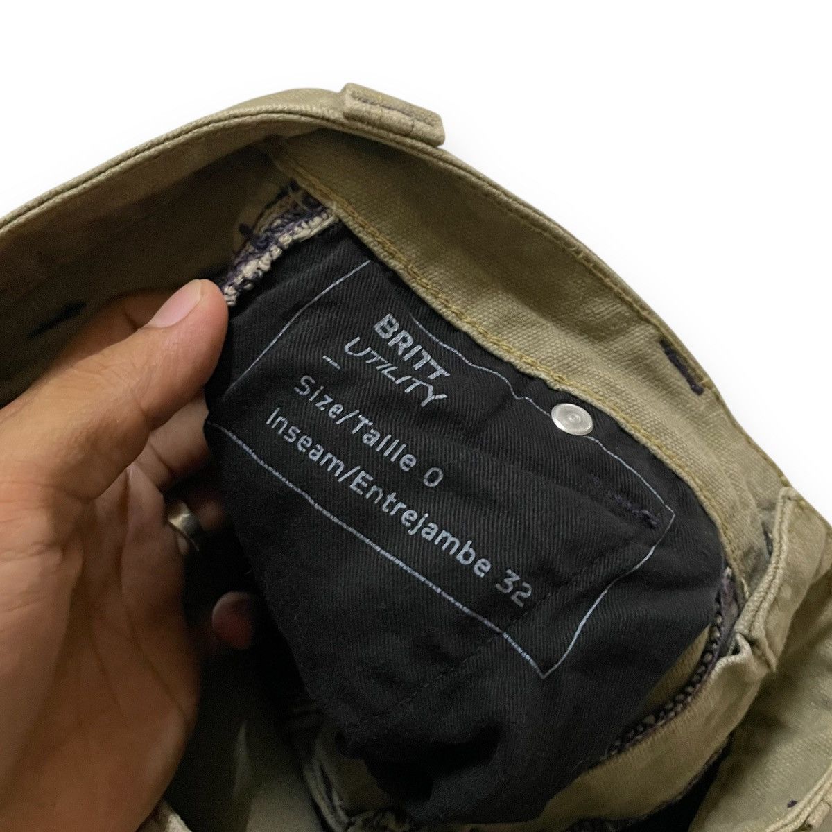 Carhartt ORIGINAL DOUBLE KNEE WORK WEAR DOVETAL (28×38) Size US 28 / EU 44 - 7 Thumbnail