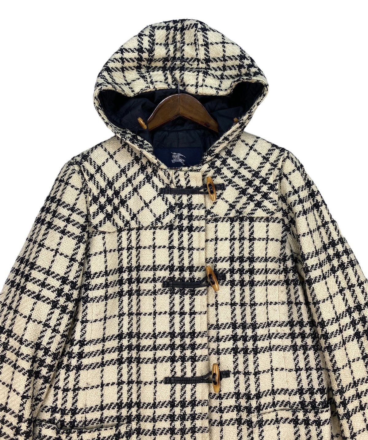 Burberry Burberry London Wool Hooded Jacket Size US M / EU 48-50 / 2 - 2 Thumbnail