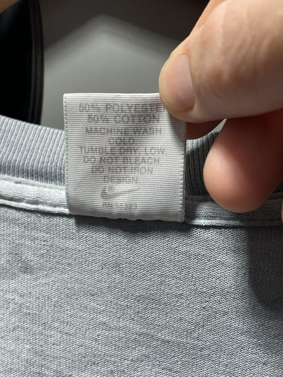 Vintage NOT TODAY JESUS Nike grey tag 90s inside out tee text art Size US L / EU 52-54 / 3 - 4 Thumbnail