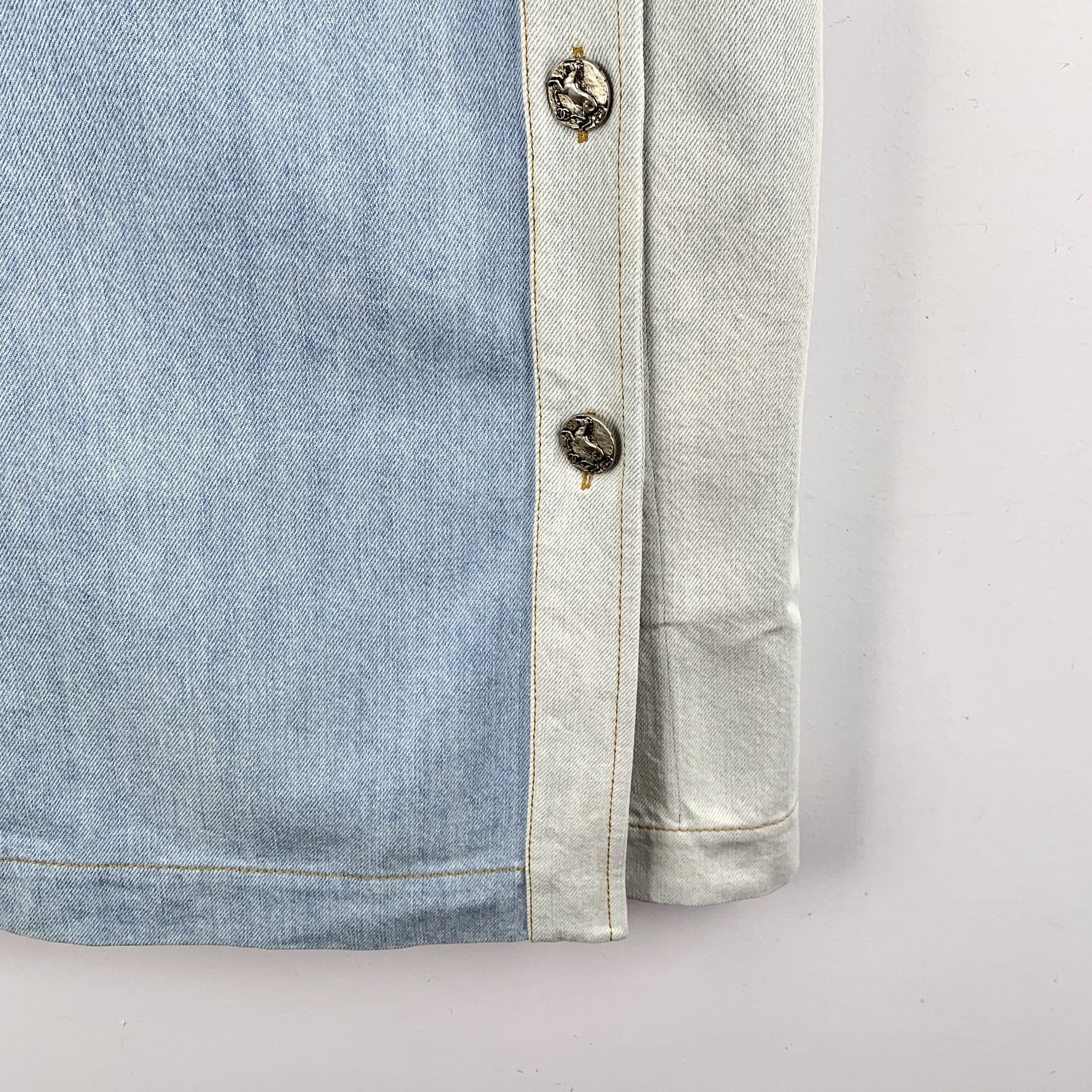 Chanel Chanel Button Dress Light Blue (34) Size XXS / US 00 / IT 34 - 4 Thumbnail