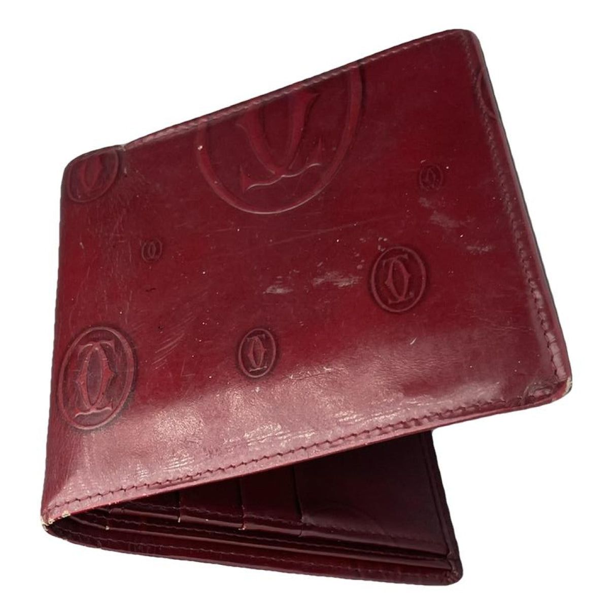 Cartier Burgundy Patent Leather Purse Size ONE SIZE - 1 Thumbnail