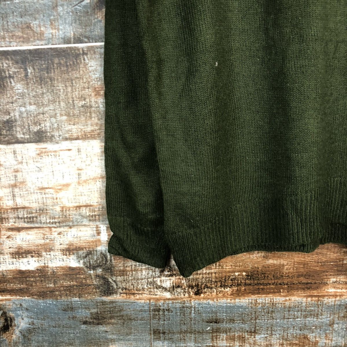 Homespun Knitwear × Japanese Brand Earth Music & Econology D.Green Knitwear #A2334 Size S / US 4 / IT 40 - 7 Thumbnail