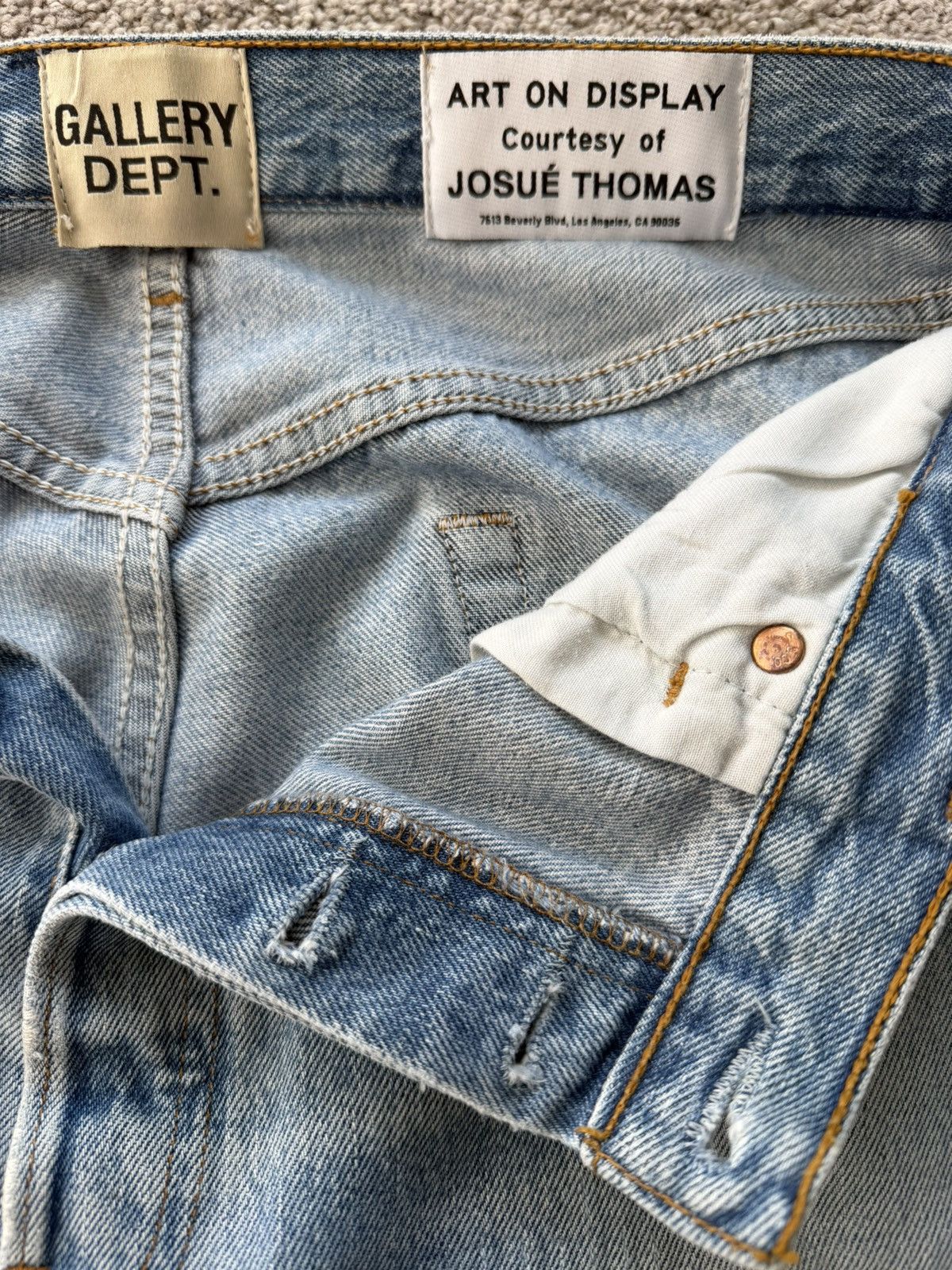 Gallery Dept. Gallery Dept. Distressed Denim ⛓️‍💥 Size US 31 - 4 Thumbnail