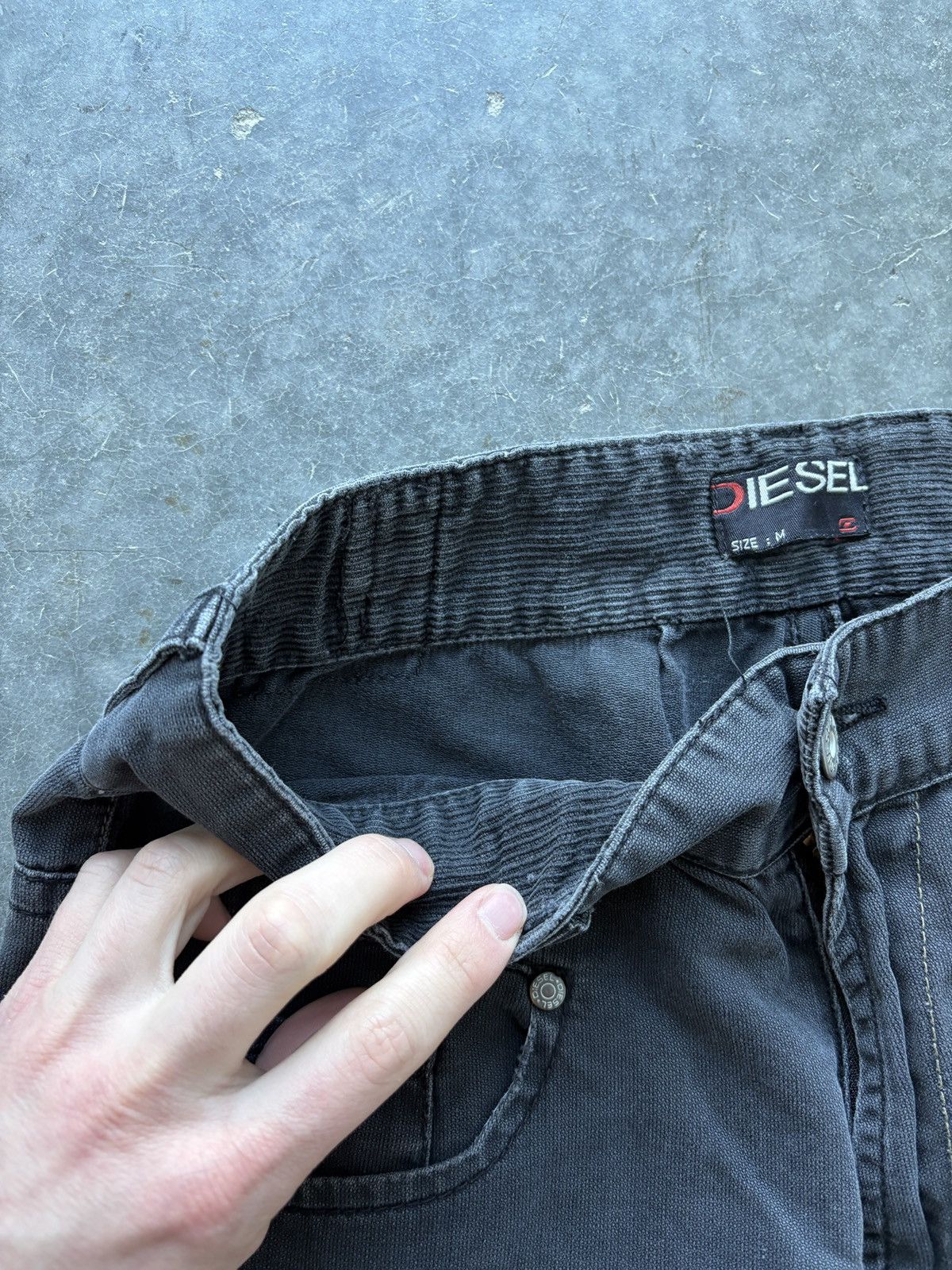 Diesel Vintage Y2K Diesel Pants Wide Leg 29x30 Size US 29 - 6 Thumbnail