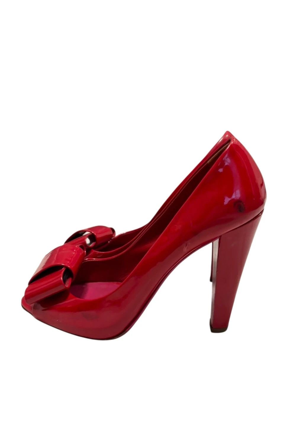 Miu Miu Miu Miu red bow heels Size US 7 / IT 37 - 2 Thumbnail