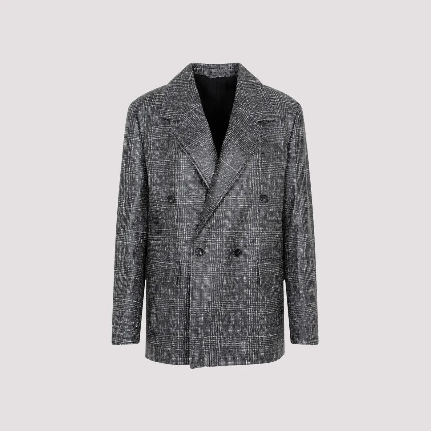 Bottega Veneta o1y0725 Blazer in Black/White Size XS / US 0-2 / IT 36-38 - 1 Thumbnail