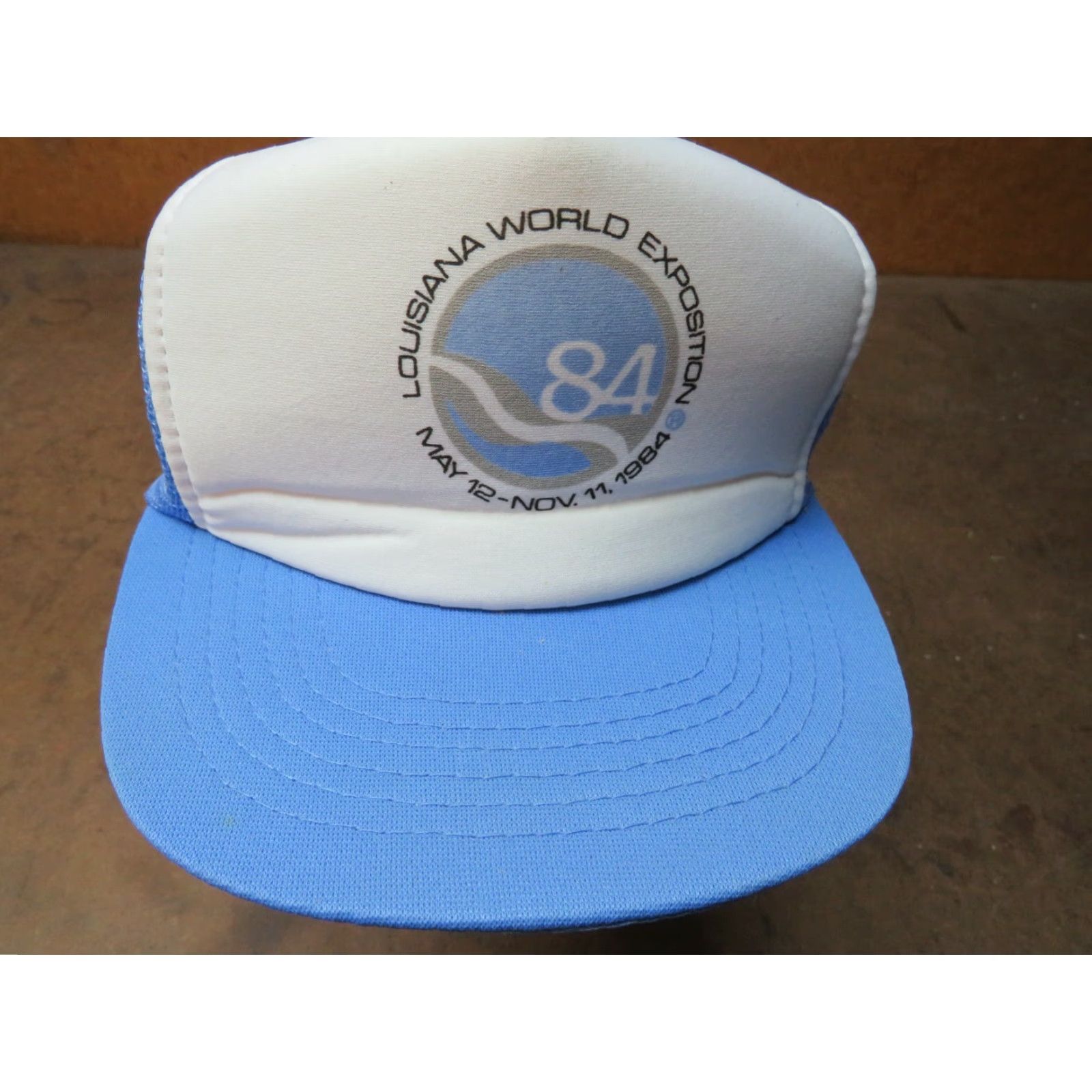 Vintage VINTAGE Louisiana World Exposition 84 1984 blue snapback hat trucker cap Hats Cap Adult Large Blue advertising 1980s Mens Size ONE SIZE - 2 Thumbnail