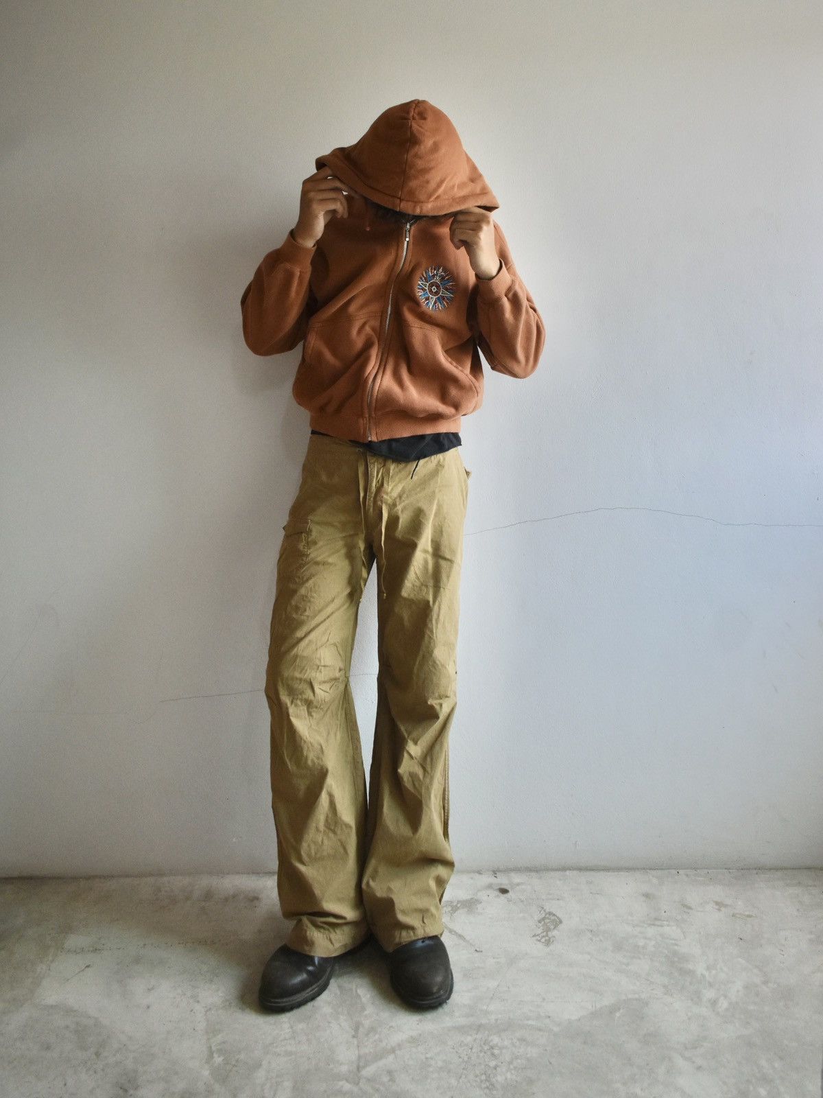 45rpm × Vintage 45rpm Ripstop Flared Pants Size US 30 / EU 46 - 3 Thumbnail