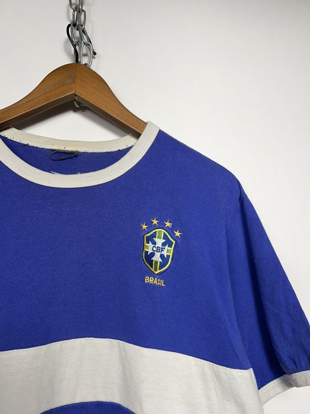 Vintage Vintage Nike Brazil Cotton T-shirt Size L Size US L / EU 52-54 / 3 - 5 Thumbnail