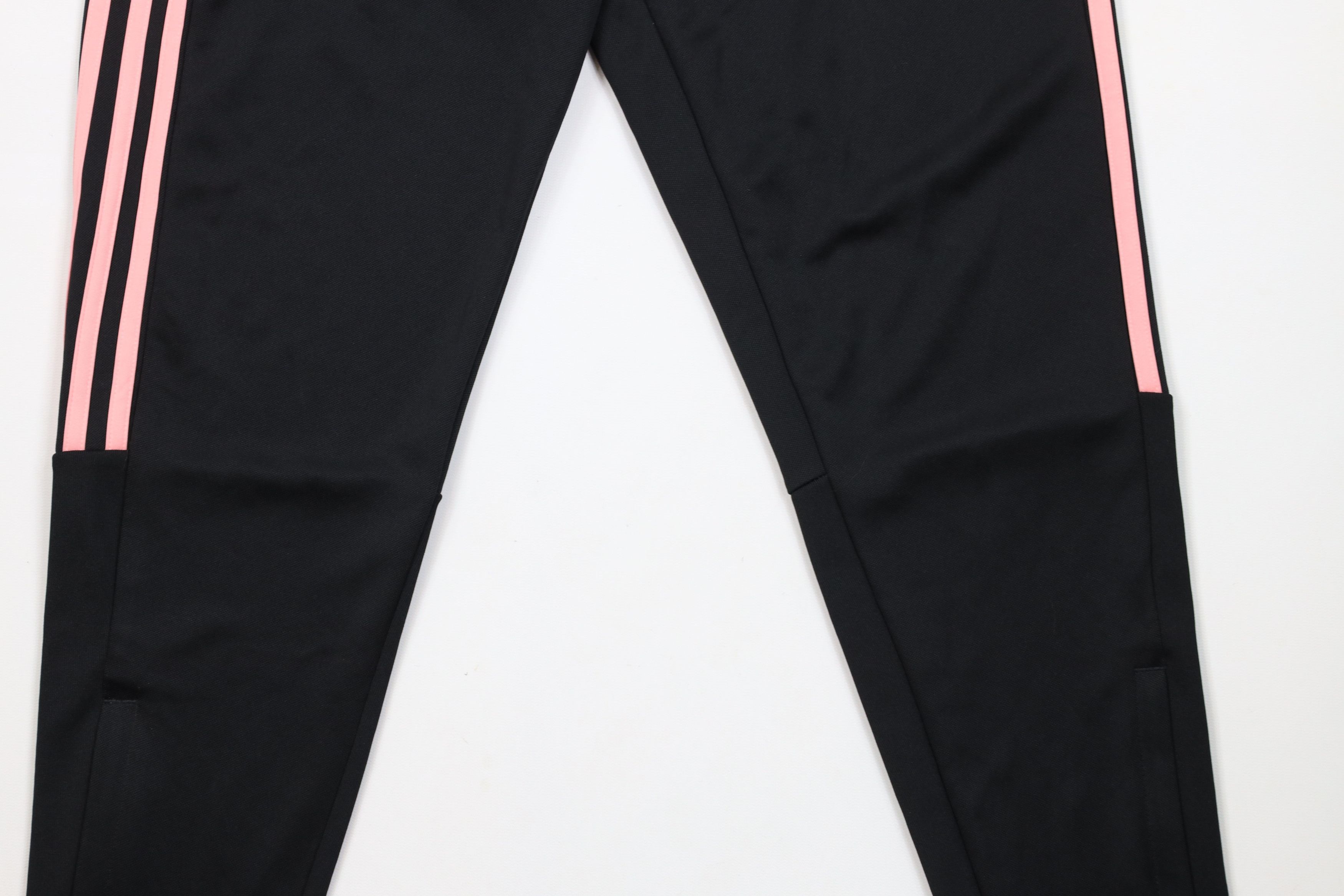 Adidas New Adidas Striped Tapered Leg Soccer Warm Up Pants Black Size 28" / US 6 / IT 42 - 3 Thumbnail