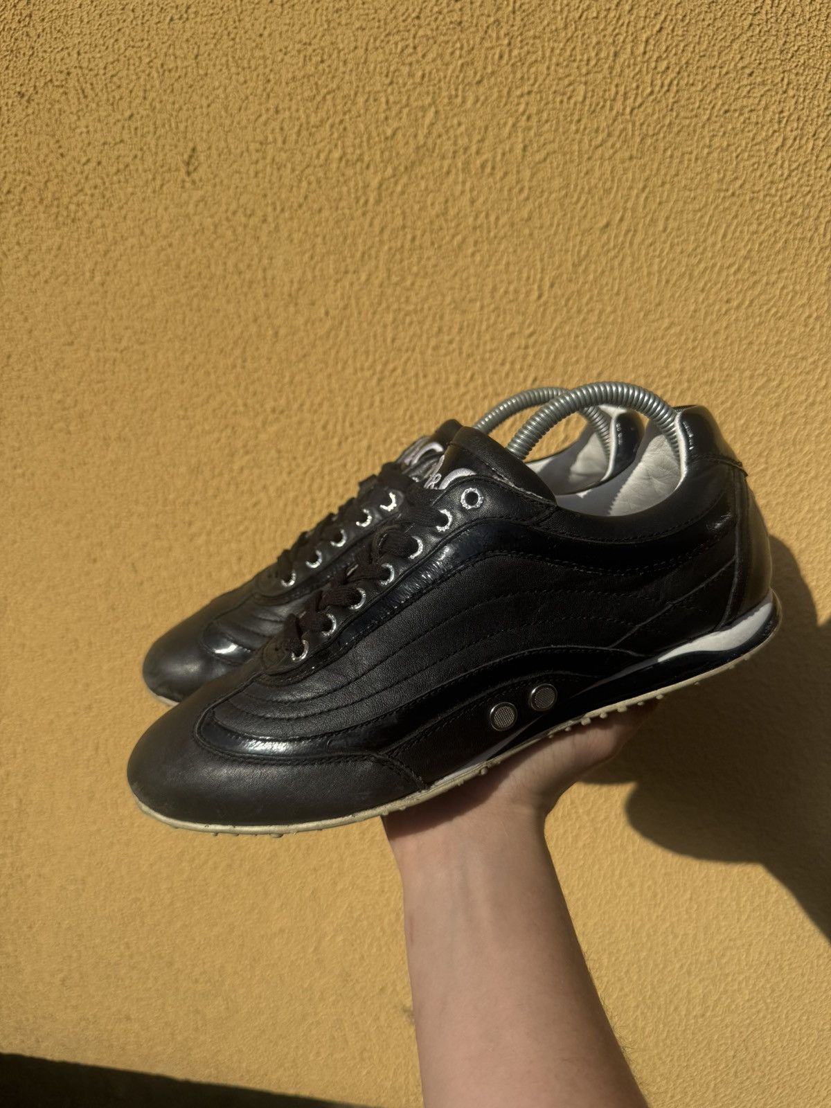 Dolce & Gabbana Vintage Dolce Gabbana Leather Y2k Sneakers Size US 7 / EU 40 - 3 Thumbnail