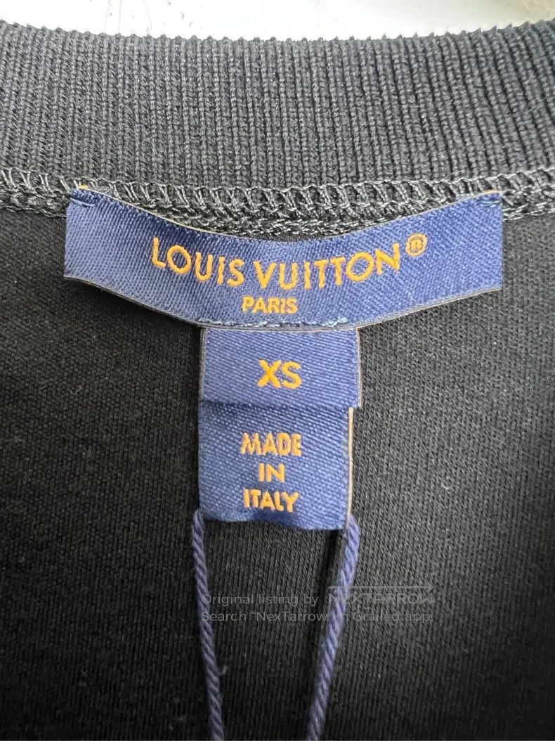 Louis Vuitton Louis Vuitton 25ss black studded logo sweatshirt Size US XS / EU 42 / 0 - 4 Thumbnail