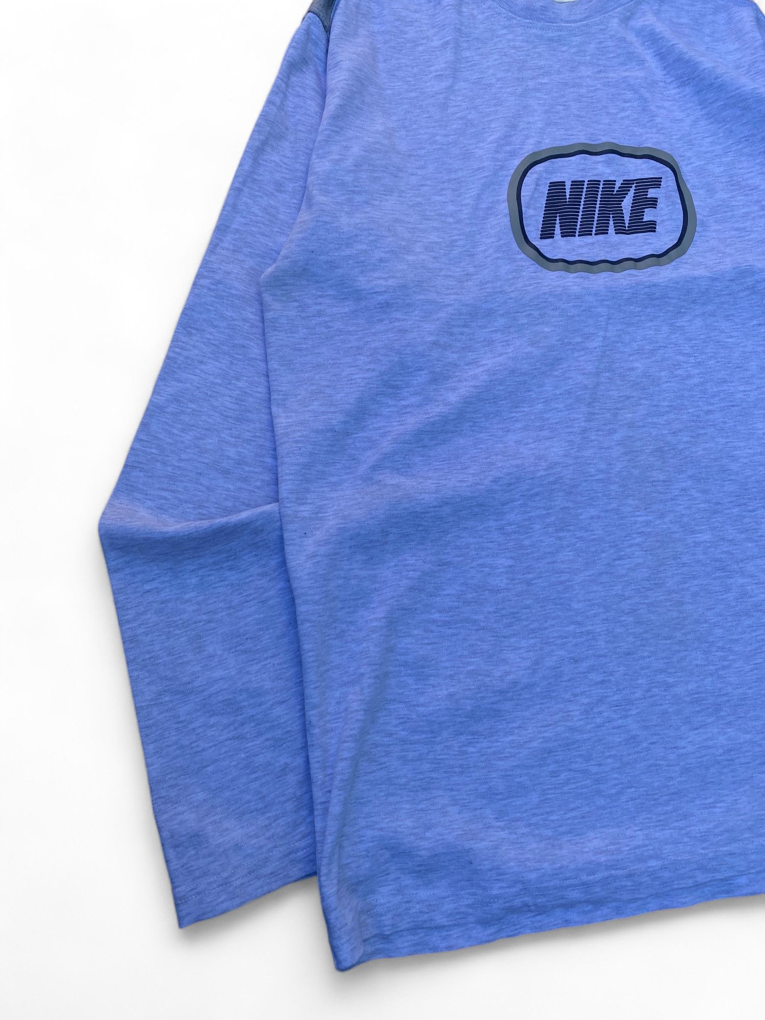 Nike × Vintage Vintage Nike Spellout Box Logo Tee Size US L / EU 52-54 / 3 - 4 Thumbnail