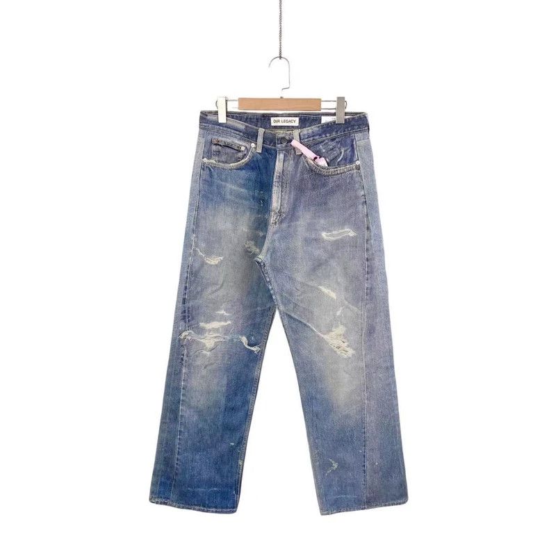 Our Legacy our legacyPrinted graffiti jeans 2505-Nextarrow Size US 30 / EU 46 - 1 Thumbnail