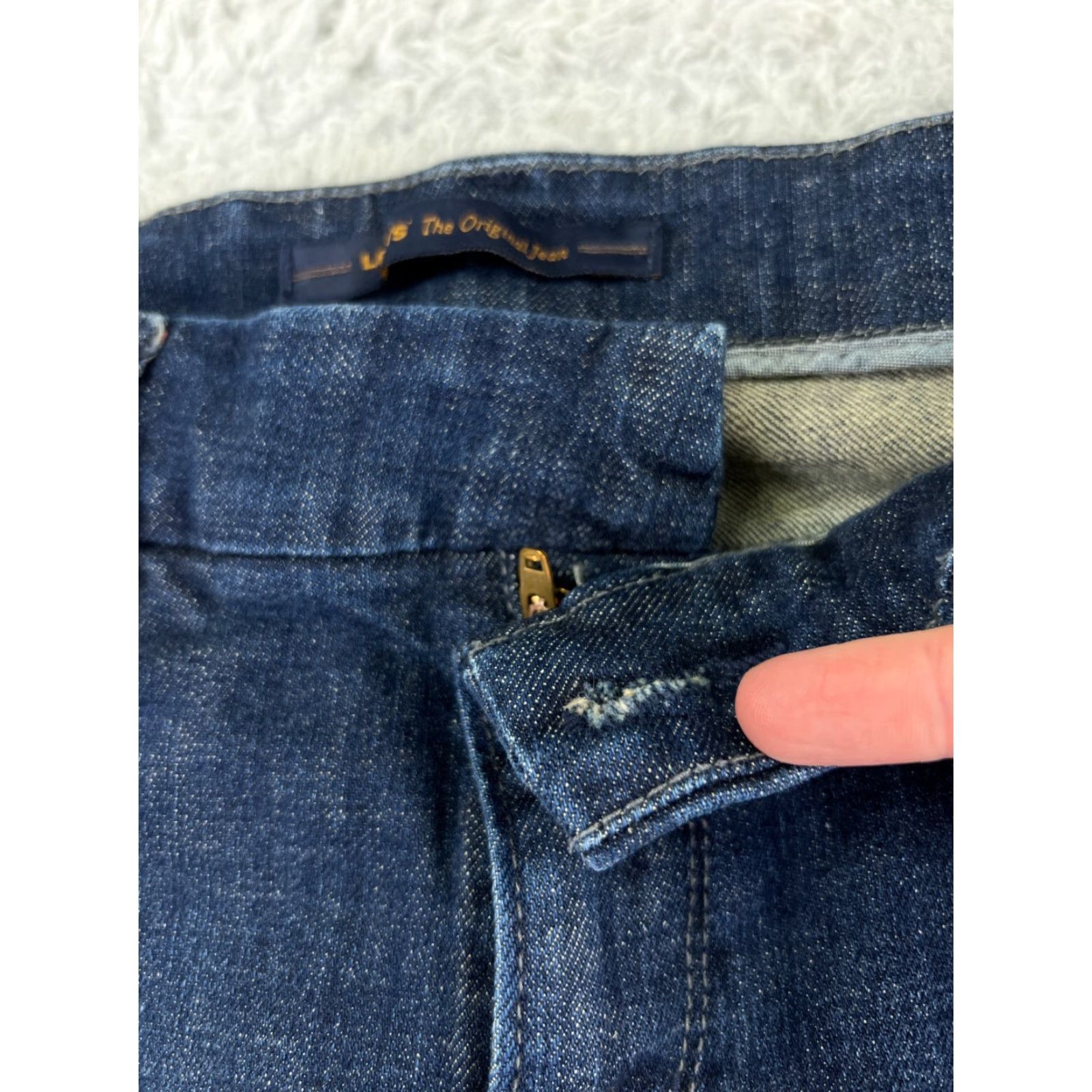 Lee Lee Jeans Womens 8 Blue Denim Flared Mid Rise 27x31 Regular Inseam 31 in 5-Pocket Zipper Cotton Denim Jeans Size 30" / US 8 / IT 44 - 6 Thumbnail