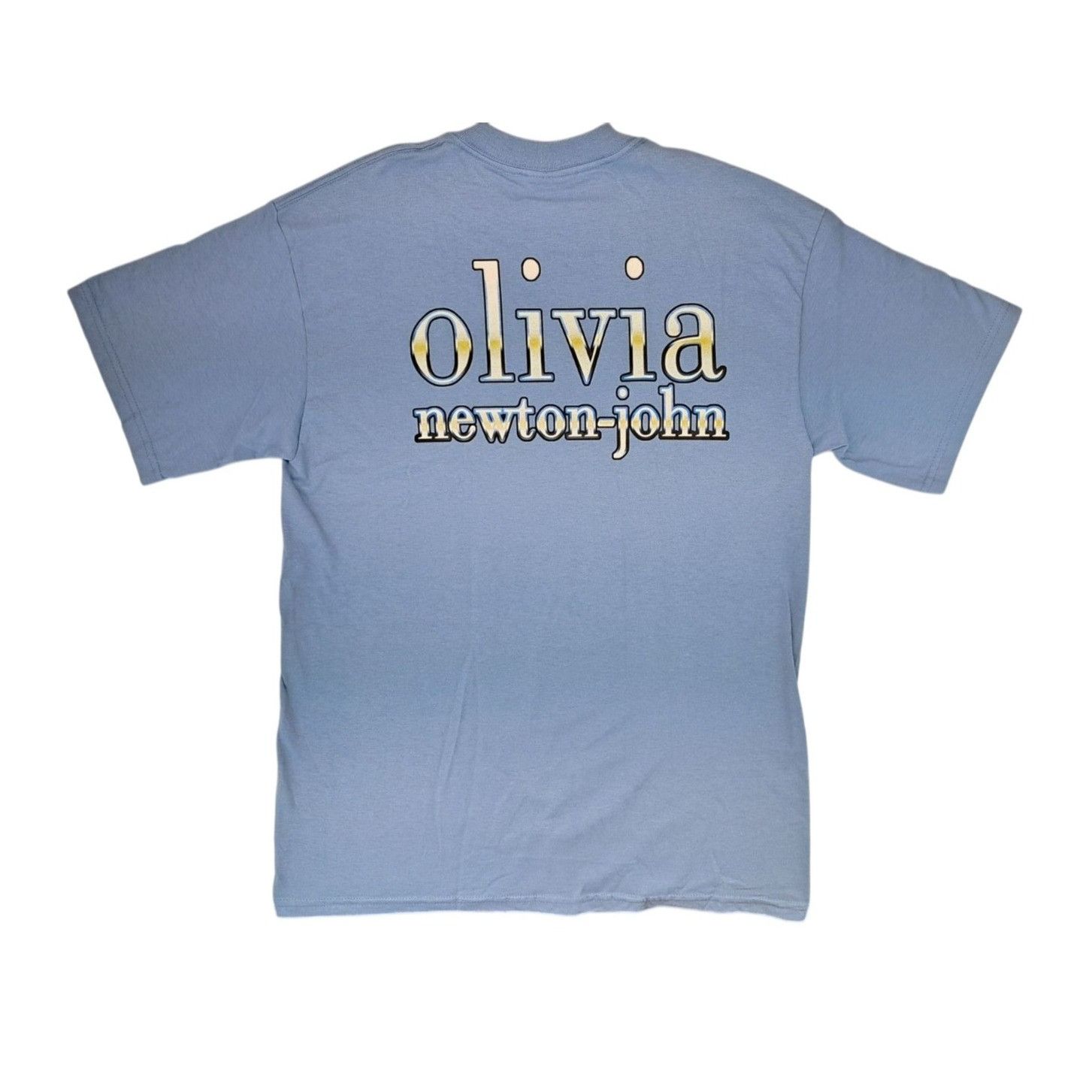 Gildan Vintage Olivia Newton-John World Tour T-Shirt Gildan Blue M Size US M / EU 48-50 / 2 - 4 Thumbnail