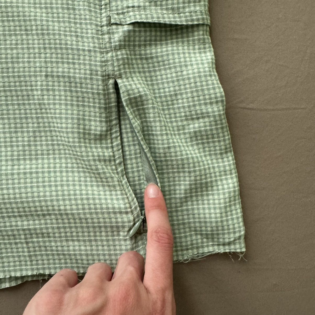 ExOfficio × Vintage Exofficio Corsico Gauze Check Short-Sleeve Shirt Size M / US 6-8 / IT 42-44 - 5 Thumbnail