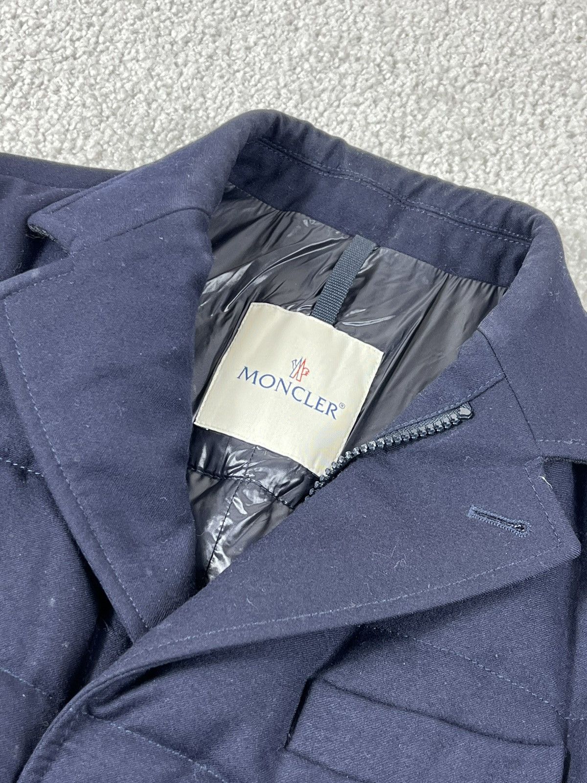 Moncler Moncler Robin Blue Blazer Jacket Size 0 Size US S / EU 44-46 / 1 - 6 Thumbnail