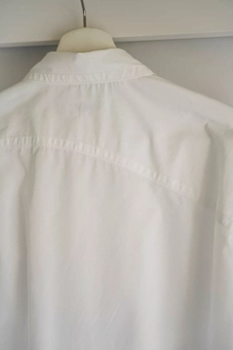 Yohji Yamamoto Yohji Yamamoto Yohji Yamamoto White Long Sleeve Shirt 15SS Size US M / EU 48-50 / 2 - 4 Thumbnail