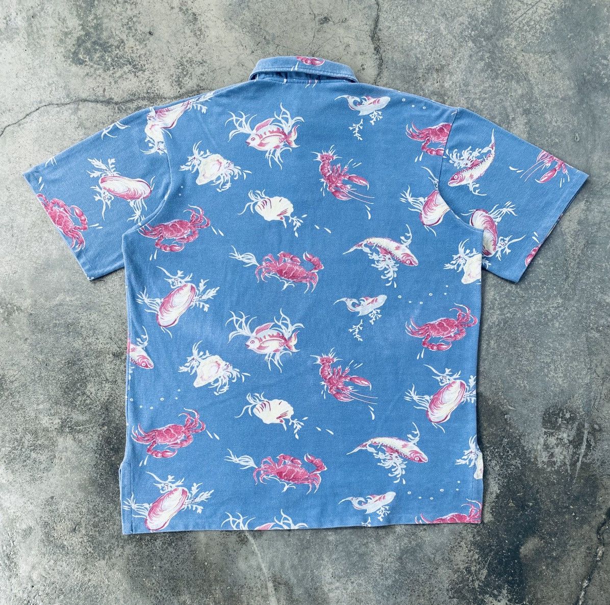 Polo Ralph Lauren Vintage 90s Polo Ralph Lauren Tropical Polo Tees Size US L / EU 52-54 / 3 - 2 Thumbnail