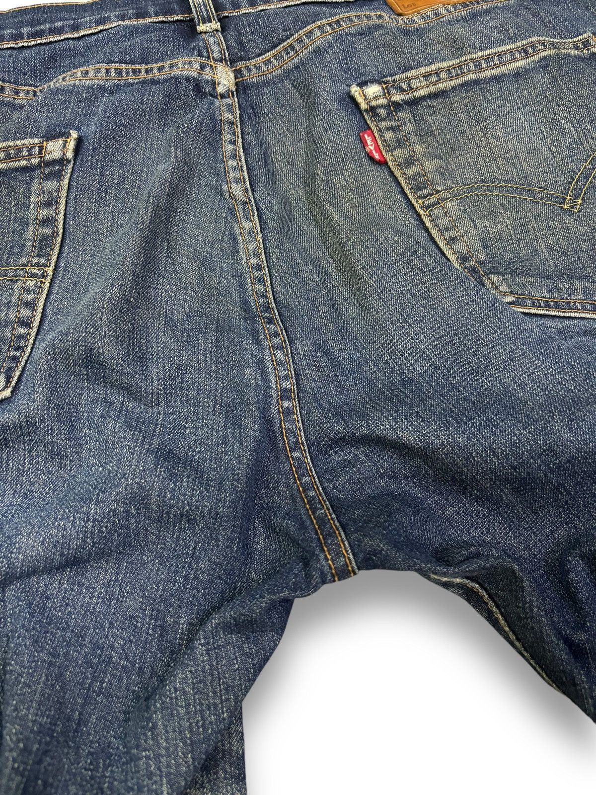Levi's Vintage Clothing Vintage Y2K Levis Premium Big E Loose Fit Distressed Jeans Size US 34 / EU 50 - 14 Thumbnail