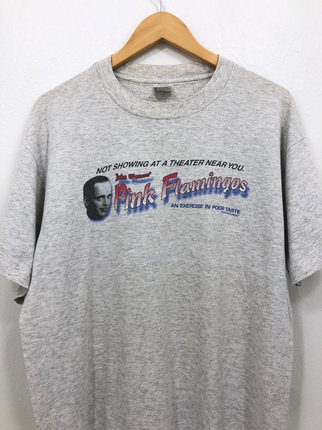 Vintage Vintage 1997's John Waters Pink Flamingos shirt Movie BN Size US L / EU 52-54 / 3 - 1 Thumbnail