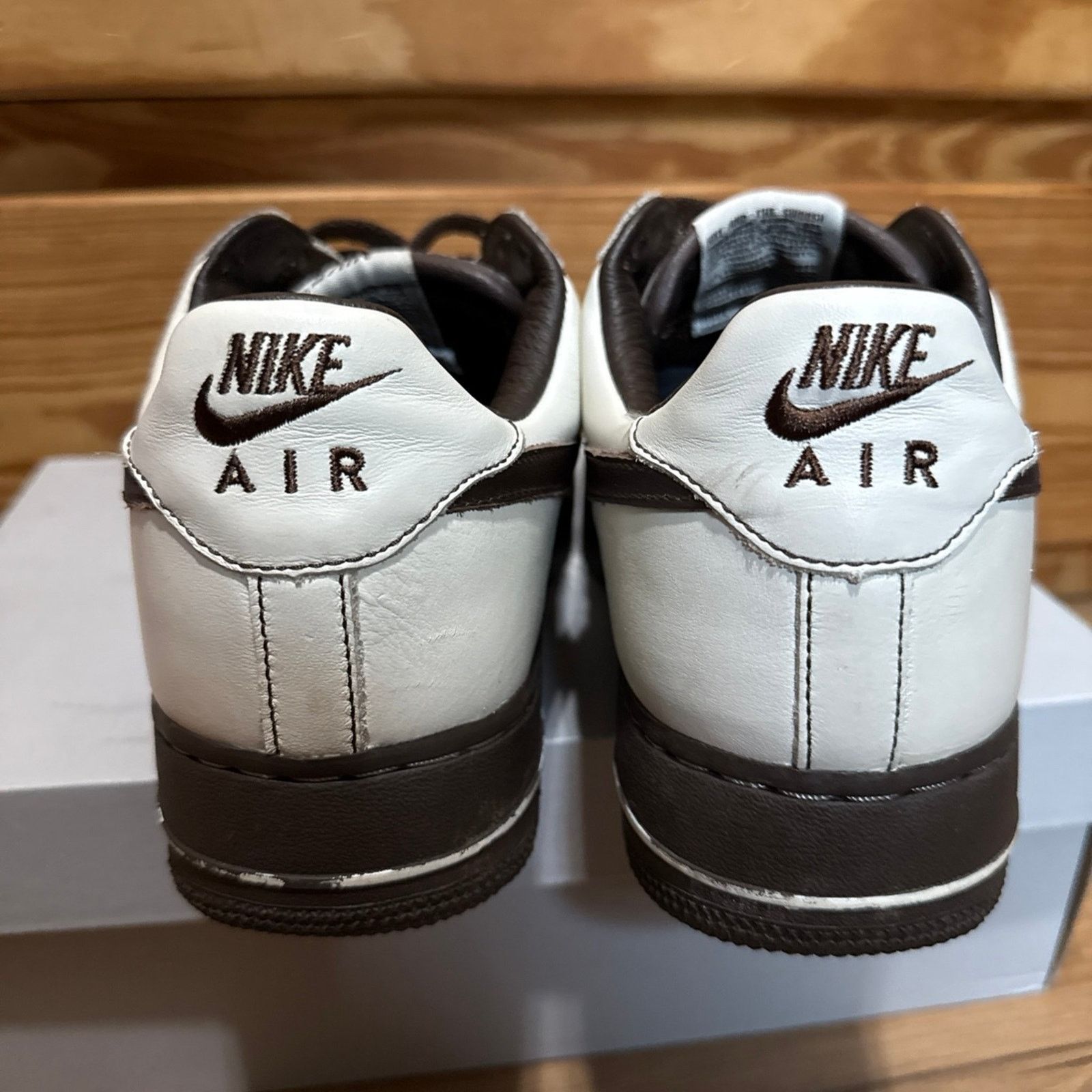 Nike 2004 Nike Air Force 1 Premium Sail Baroque Brown Size US 9.5 / EU 42-43 - 7 Thumbnail