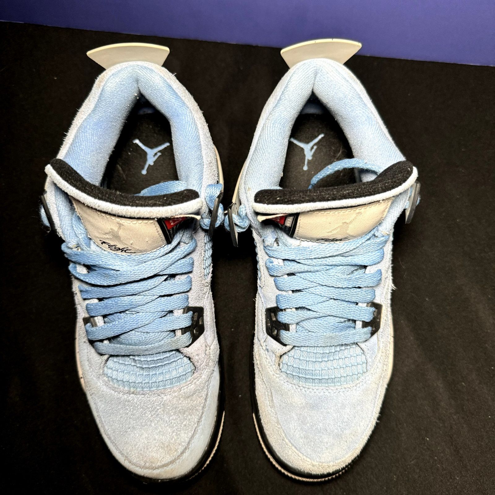 Jordan Brand × Nike Air Jordan 4 Retro GS University Blue Men's Shoes - Size 6.5 Size US 6.5 / EU 39-40 - 4 Thumbnail