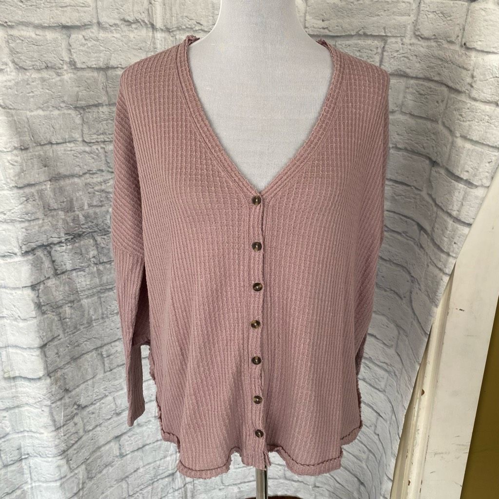 Urban Outfitters Urban Outfitters Out from Under women XS waffle texture v-cu Size XS / US 0-2 / IT 36-38 - 1 Thumbnail