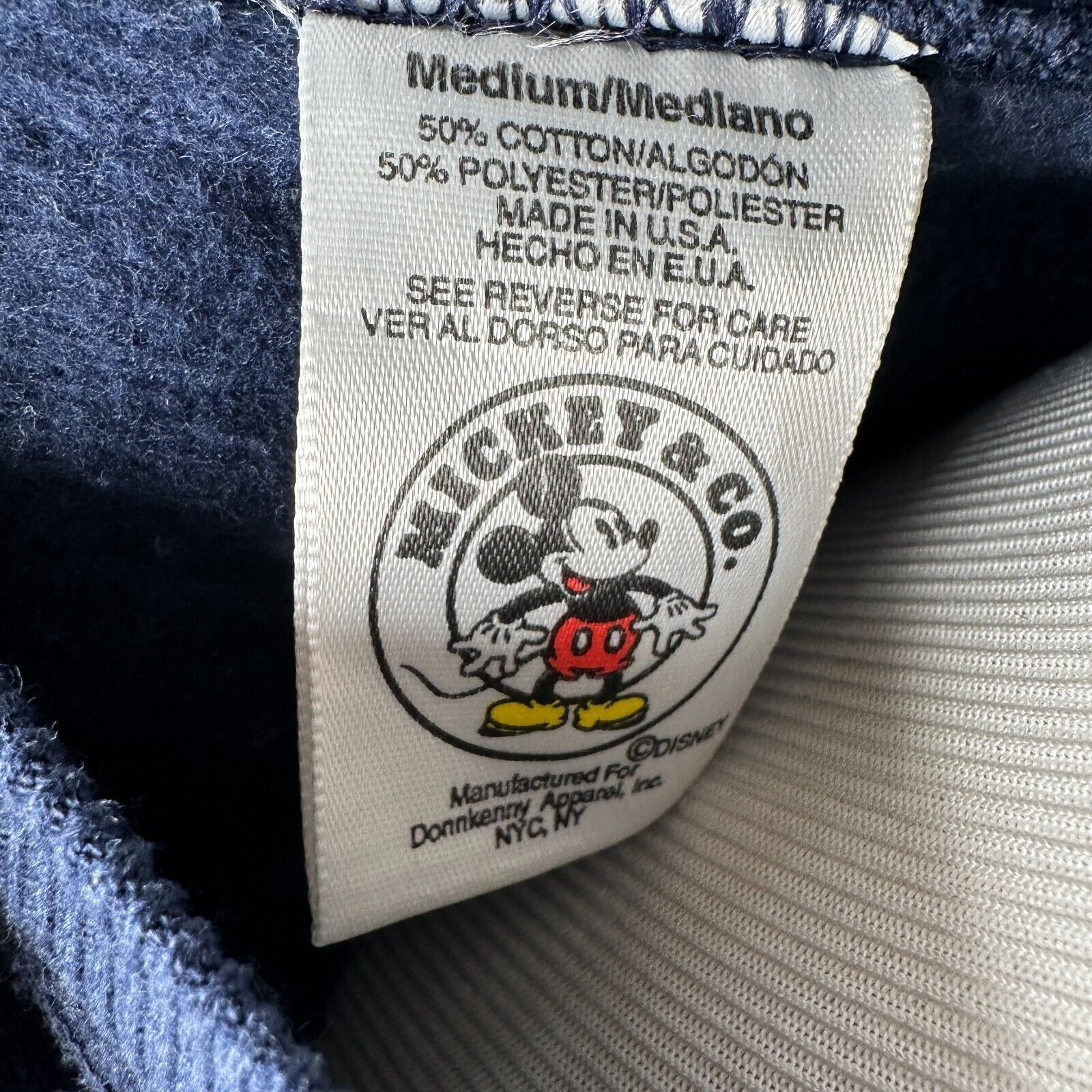 Disney Vintage Disney Sweatshirt Medium Blue Mickey Mouse USA 90s Size US M / EU 48-50 / 2 - 9 Thumbnail